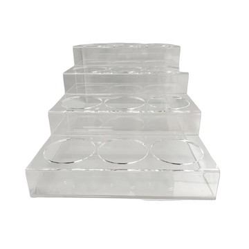 Rattleware 12 Bottle Rack, Acrylic, 12″x20″x8.25″, 86212