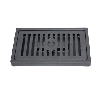 Drip Tray, 4″x7.5″x0.75″, Polymer, Black, Removable Cover