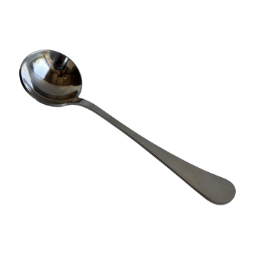 Cupping Spoon, Stainless Steel, Rounded