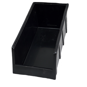 Rattleware Condiment Bins w/Lip, Black, RW929