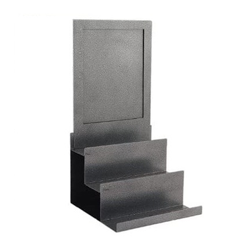Coffee Bag Display, Stainless Steel, 3 Tiered, Hammered Finish, 06225