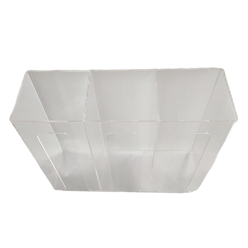 Three Lid Organizer, Acrylic, 13″x4.5″x10″, 05288