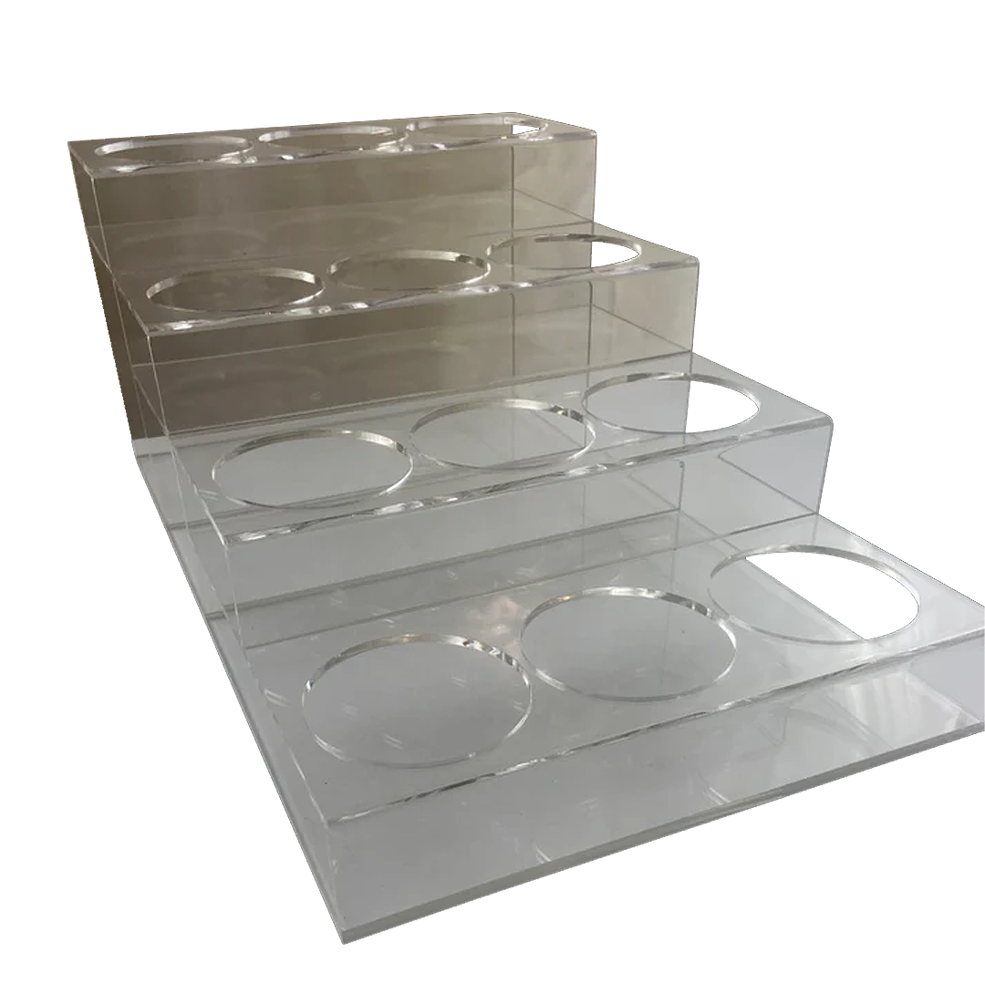 Rattleware 12 Bottle Rack, Acrylic, 12″x20″x8.25″, 86212