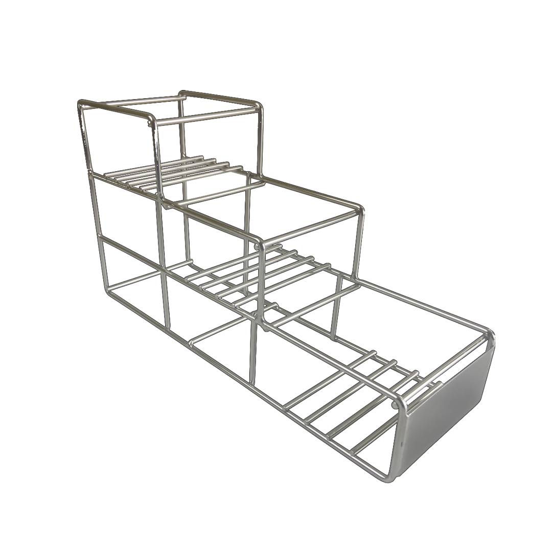 3 Syrup Rack, Stainless Steel, 3 Tier