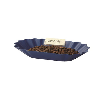 Oval Coffee Bean Tray, Blue, Dozen, 40006