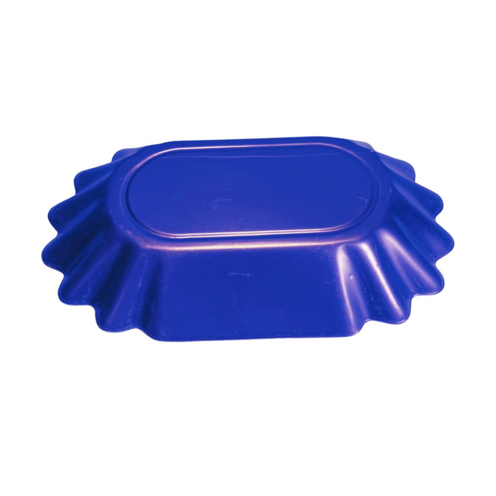 Oval Coffee Bean Tray, Blue, Dozen, 40006