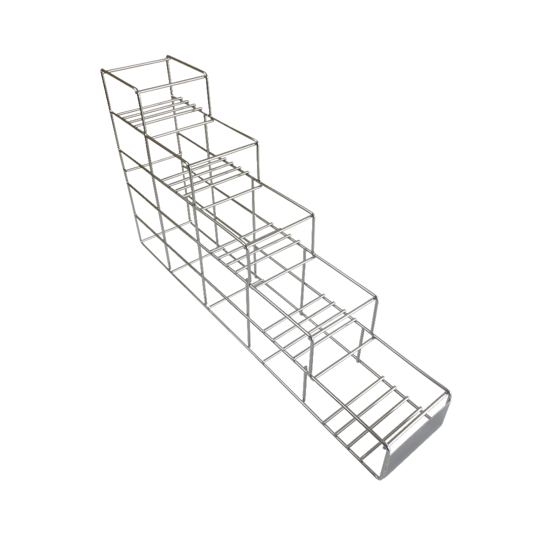 5 Syrup Rack, Stainless Steel, 5 Tiers