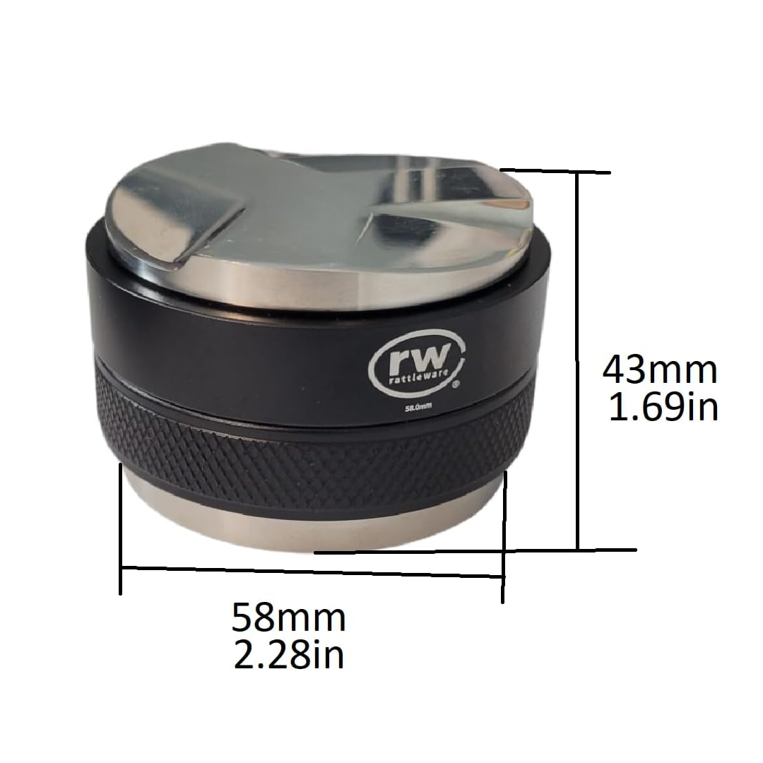 Rattleware Adjustable 58mm Double Sided Tamper