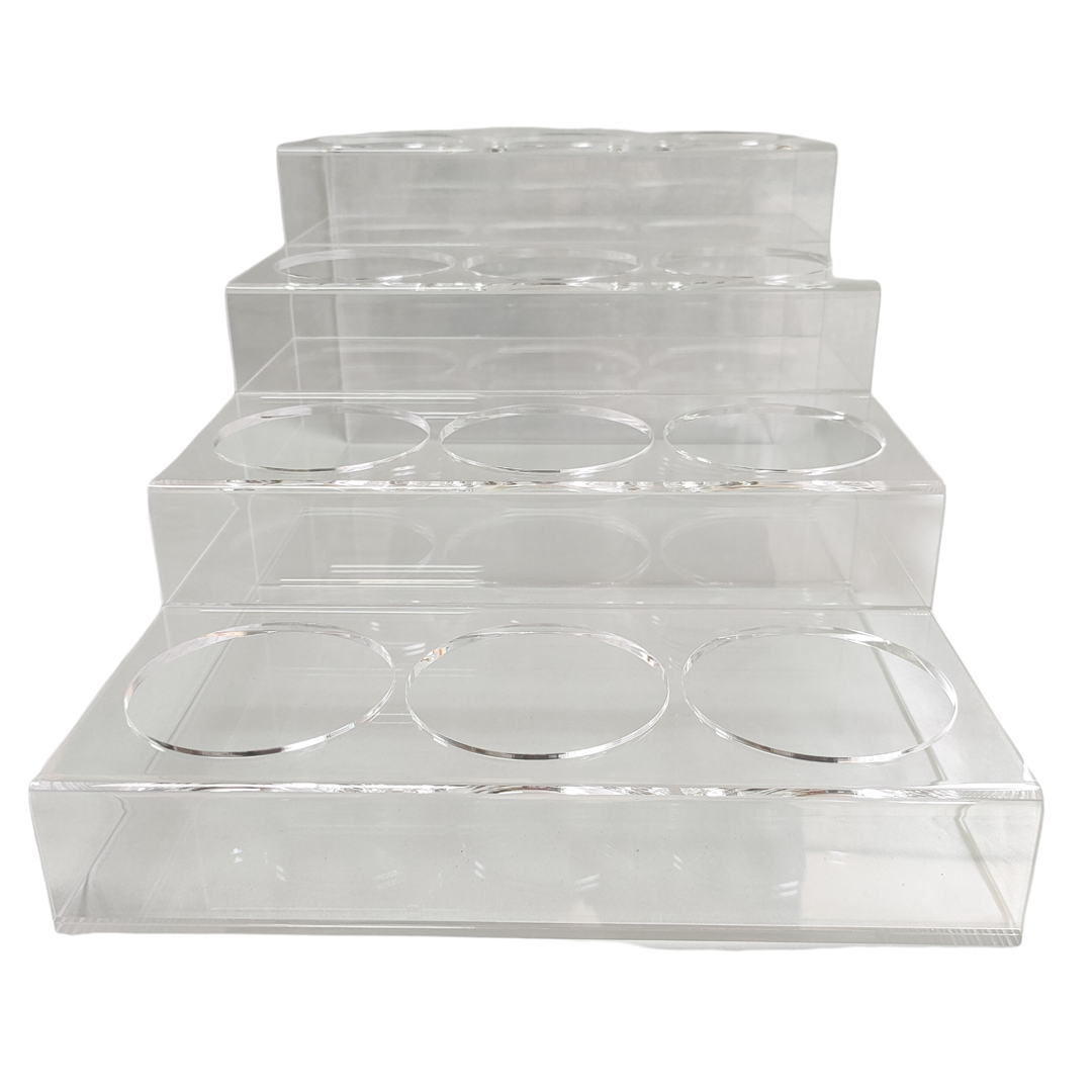 12 Bottle Rack, Acrylic, 12″x20″x8.25″, 86212