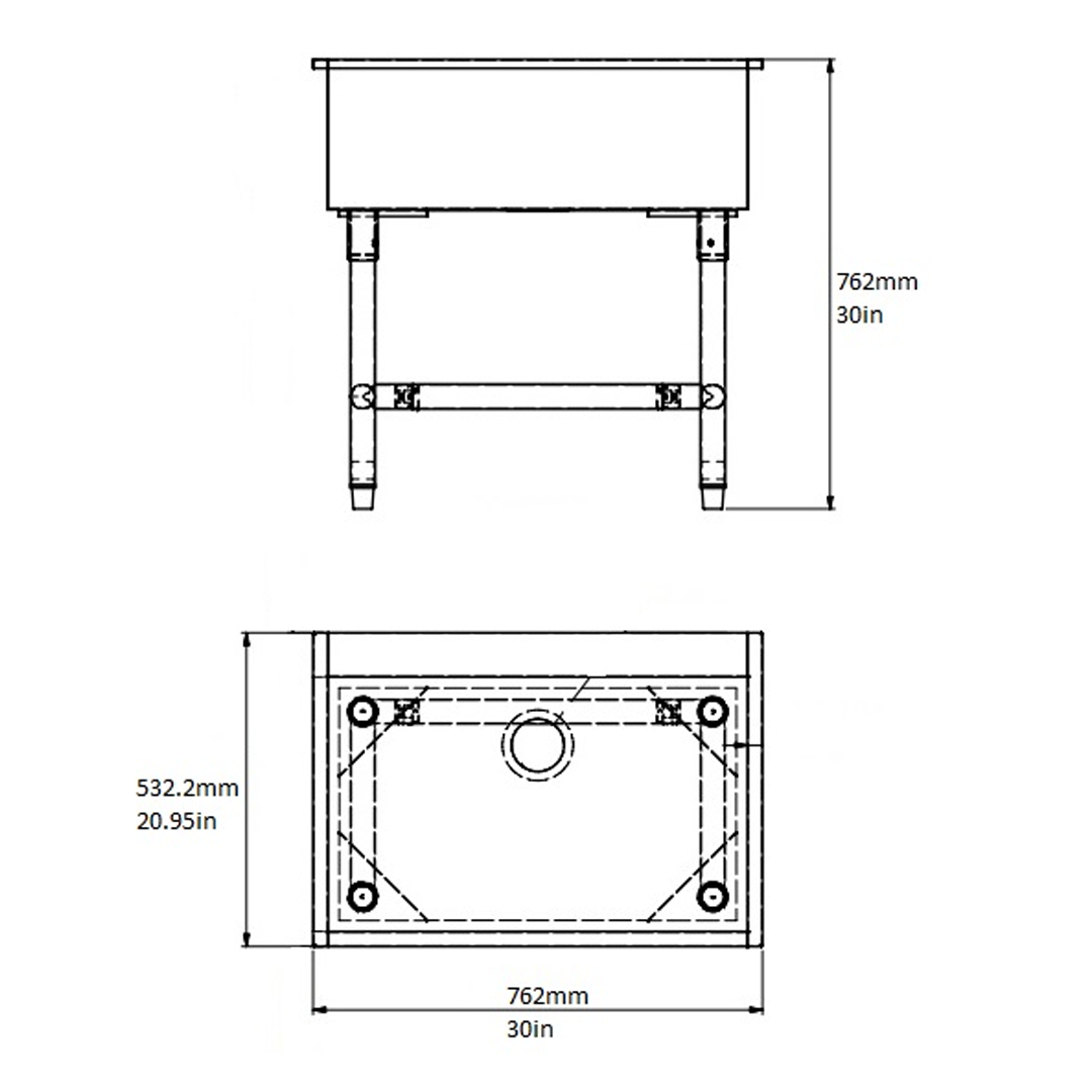 Freestanding Sink, Com