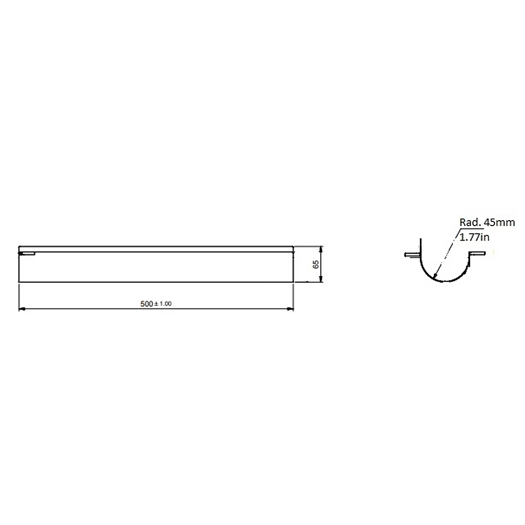 Lid Holder, for Cup Dispensers, Stainless Steel