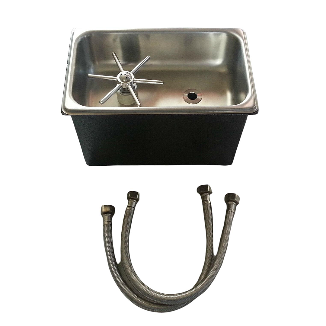 Pitcher Riser, Stainless Steel, 10″x6.5″x7″, 1/4 Pan Size