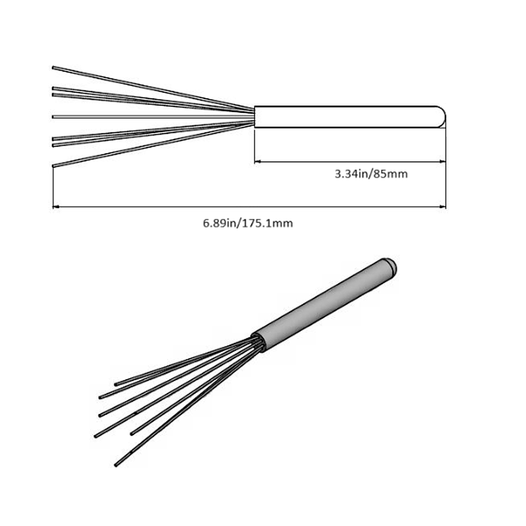 Portafilter Distribution Whisk, Stainless Steel