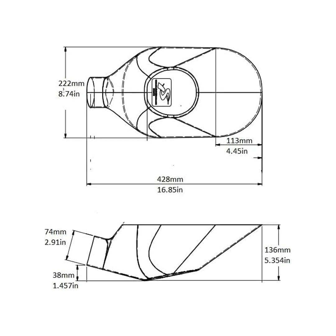Rattleware Blue Kilo Bean Scale Scoop