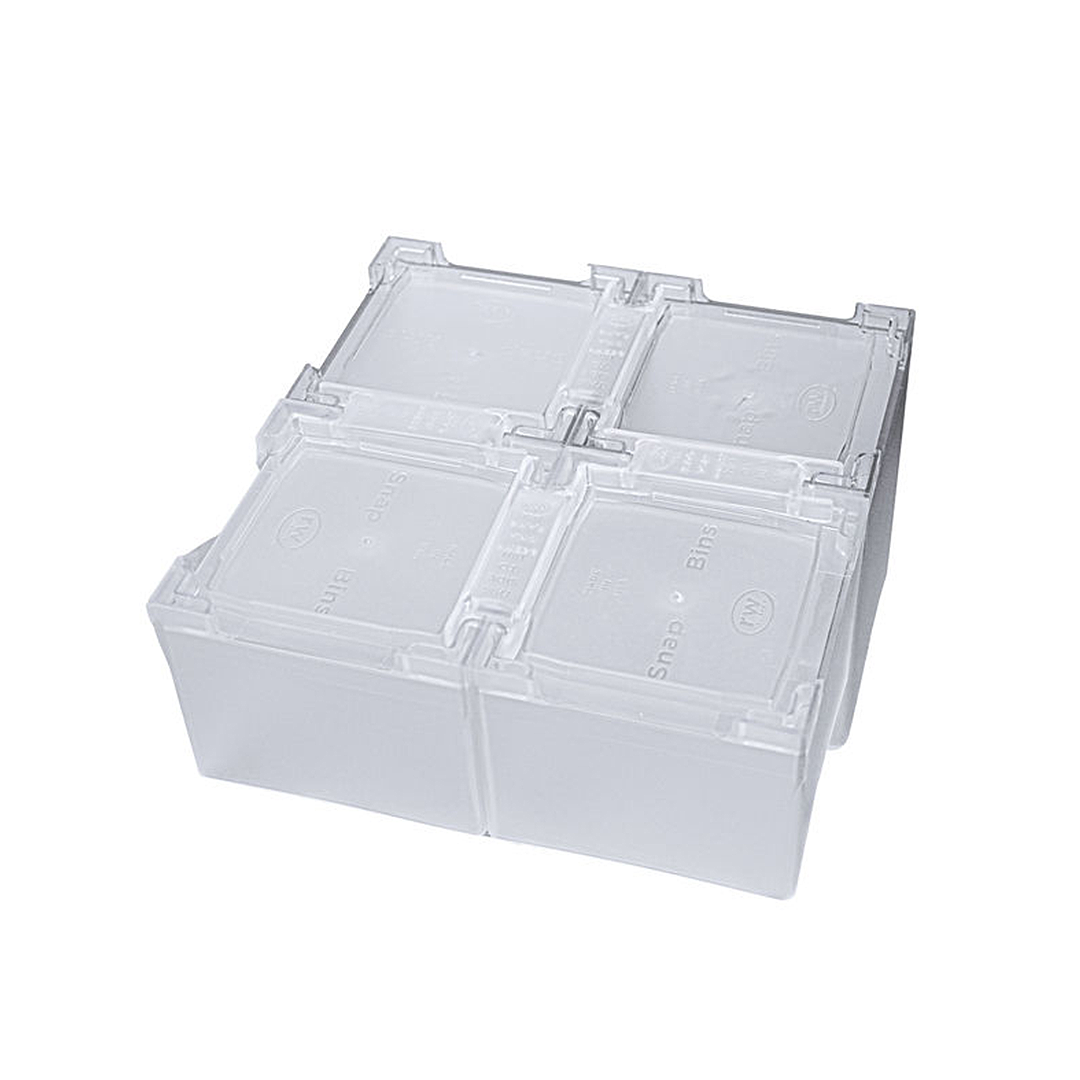 Snap Bin Connector, Clear PC, Dozen, 82110