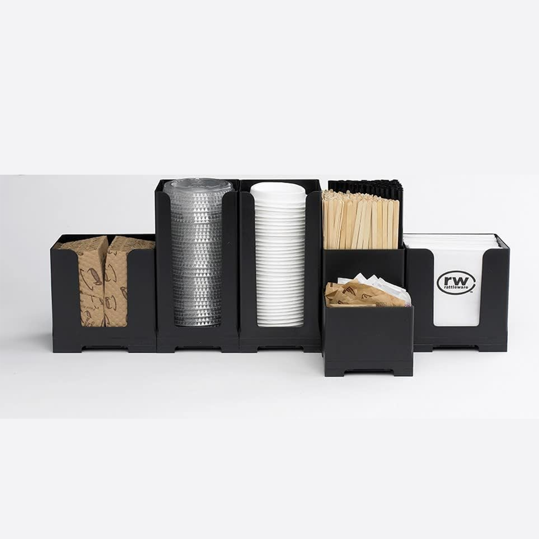 Snap Bin, Condiment Bar Kit, Black, 82320