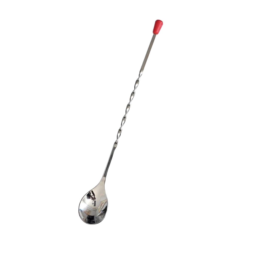 Rattleware 11" Twist Spoon - Stainless Steel Bar Spoon - Long Handle Twisted Mixing Spoon for Bartenders and Coffee Enthusiasts