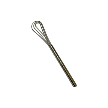 Rattleware 11” Long Handle Silver Stainless-Steel Espresso Flat Whisk