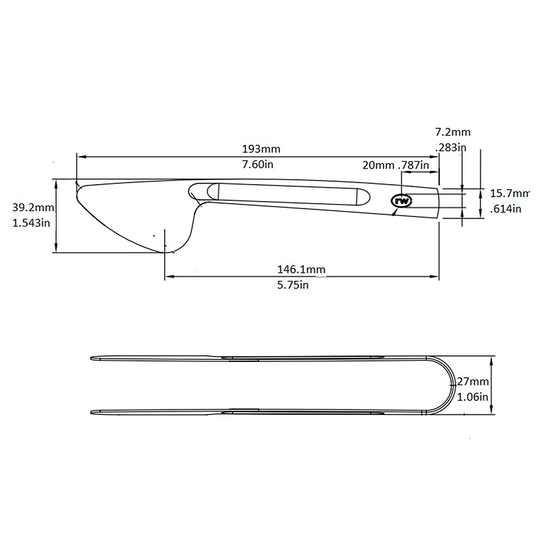Triangle Tongs, Stainless Steel, 22405